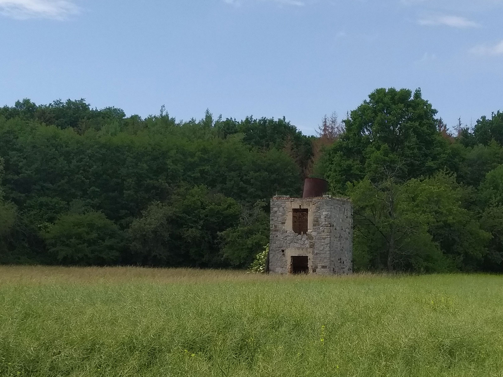 Ruine historischer Wasserturm Gröditz